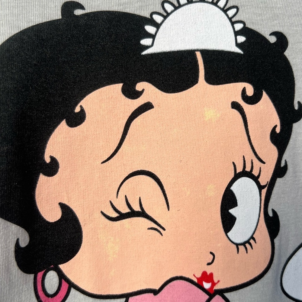 Betty Boop Coca Cola Gray Tee Women’s Size Small - Picture 5 of 7